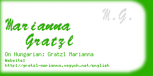 marianna gratzl business card